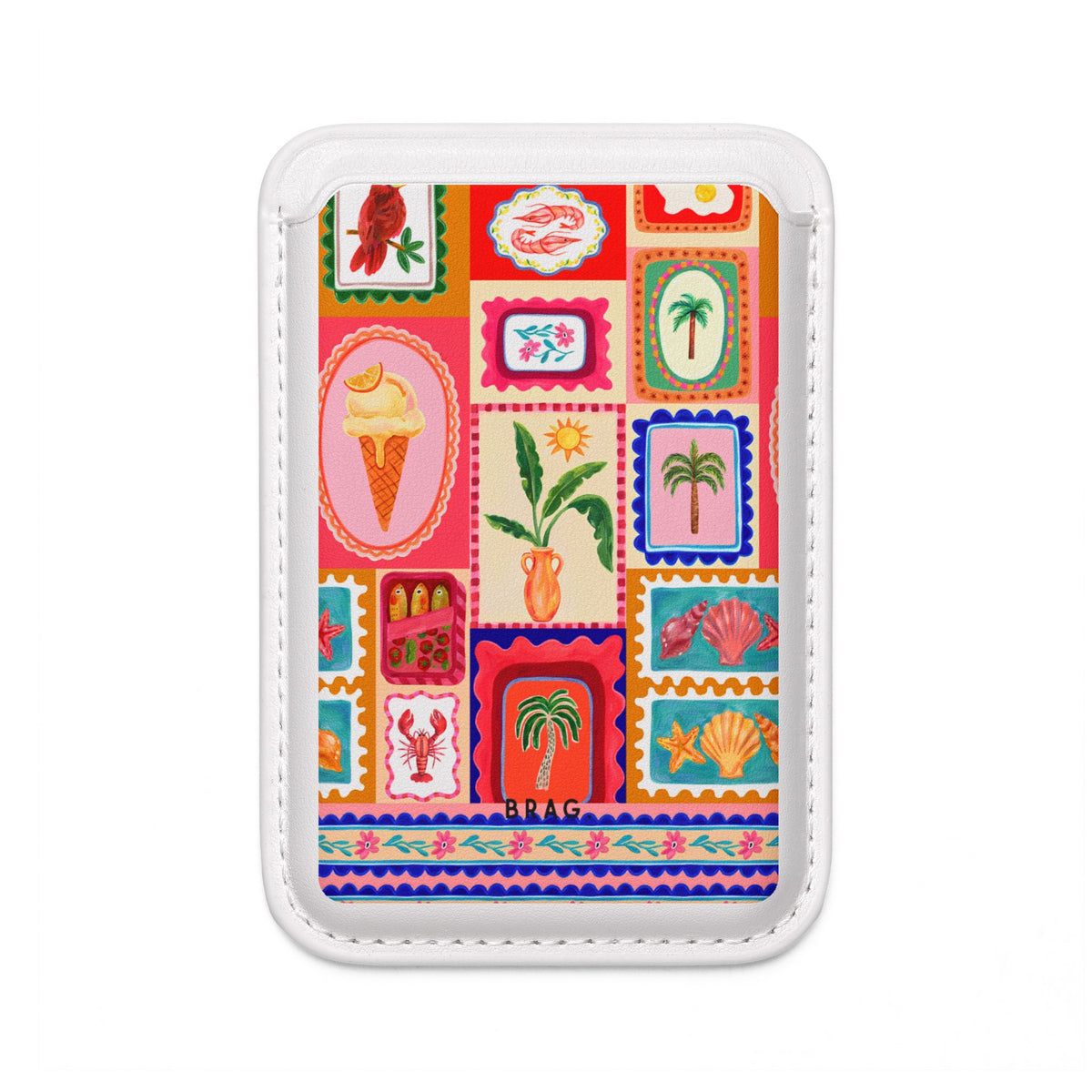 Postcard MagSafe Vegan Wallet — Slim Phone Card Holder