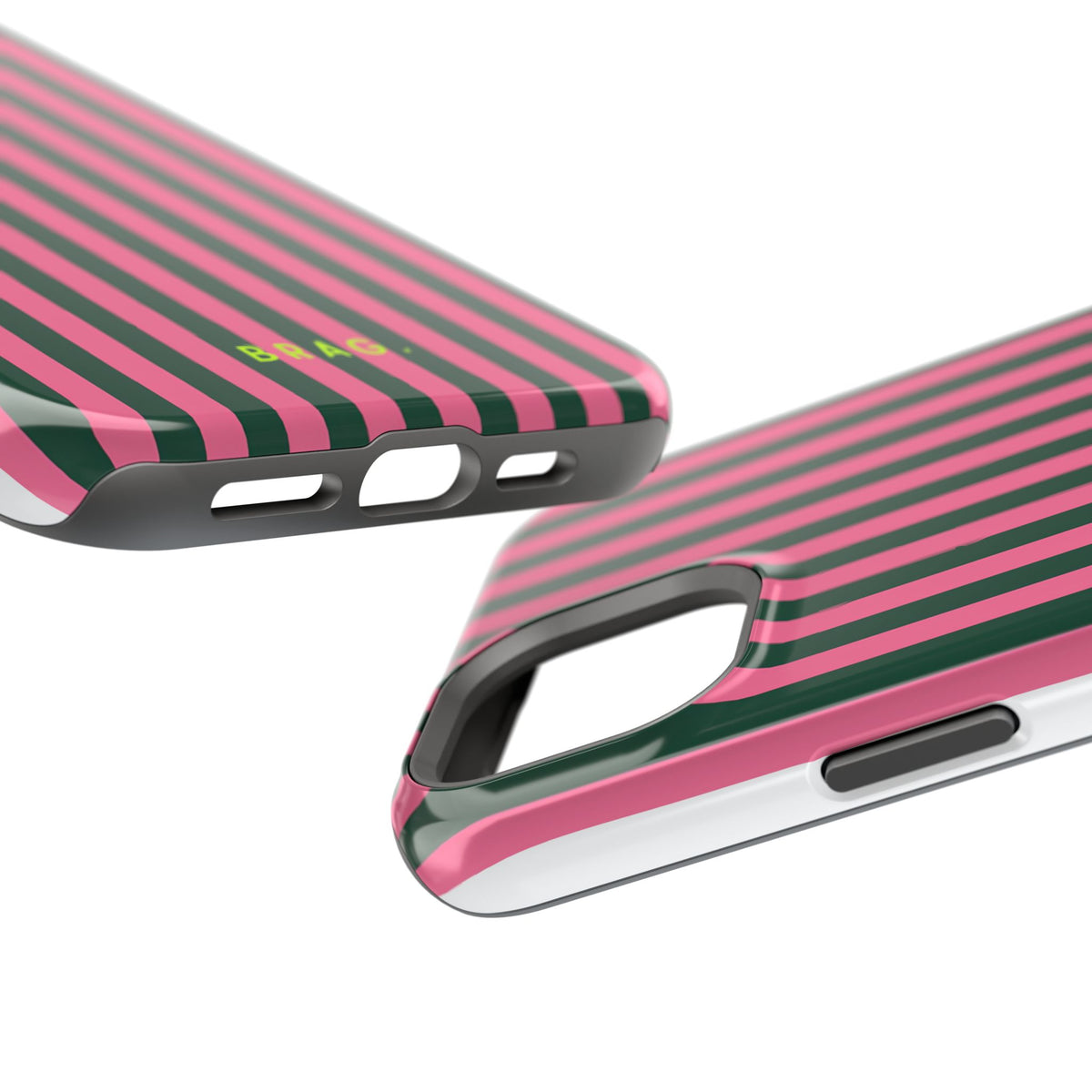 Flamingo Stripe Magnetic Impact-Resistant Phone Case