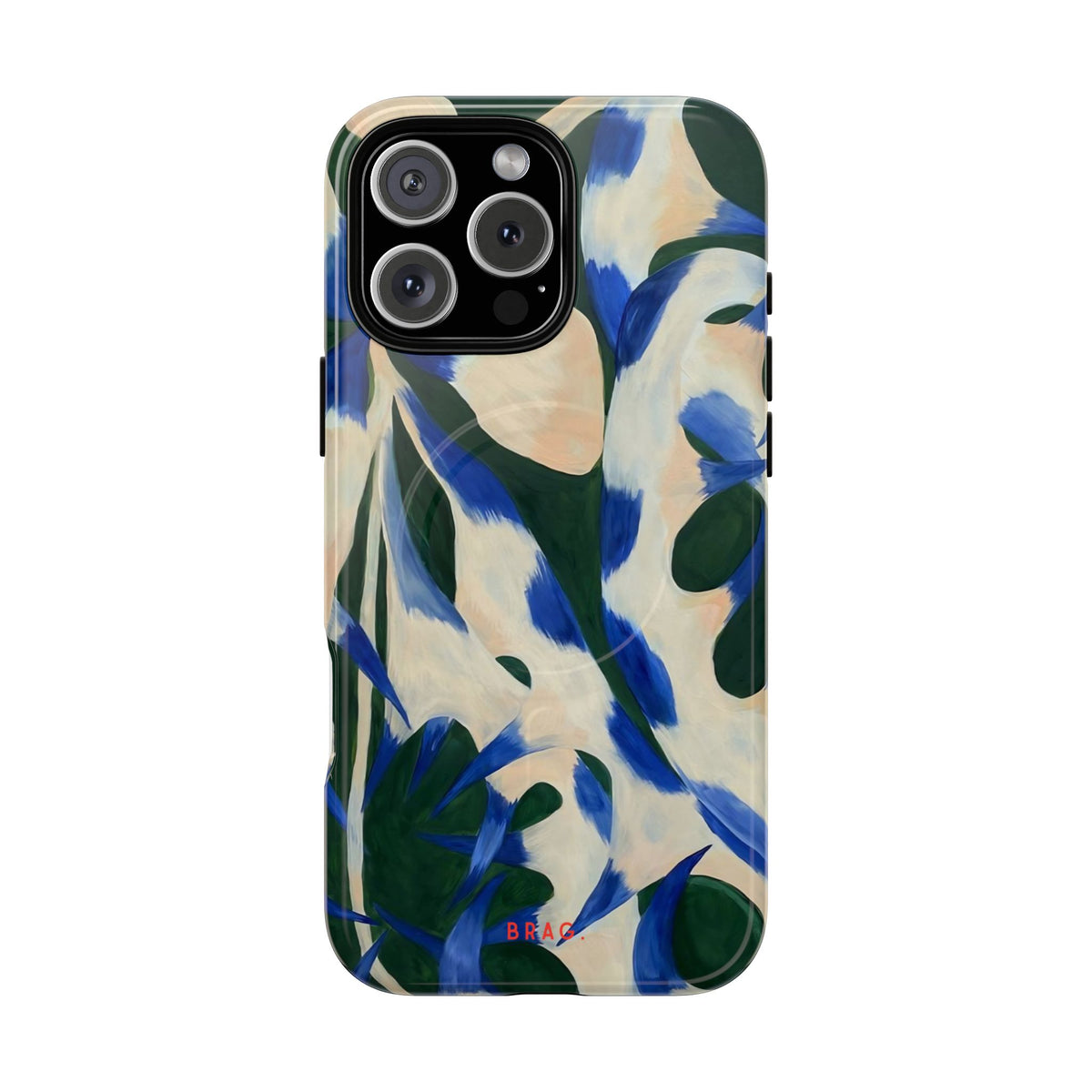 Blue Garden MagSafe Tough Phone Case — Magnetic Protective Cover
