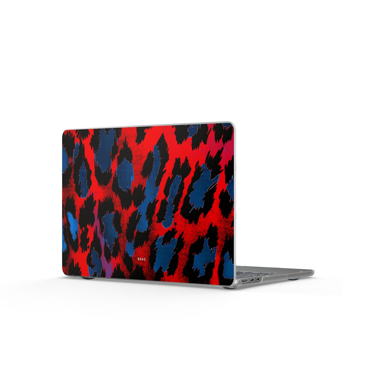 Blue Heat Matte MacBook Case — Slim Protective Laptop Cover