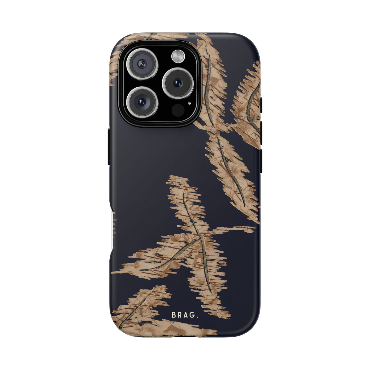 Golden Fern Tough Phone Case – Shockproof Protective iPhone Cover