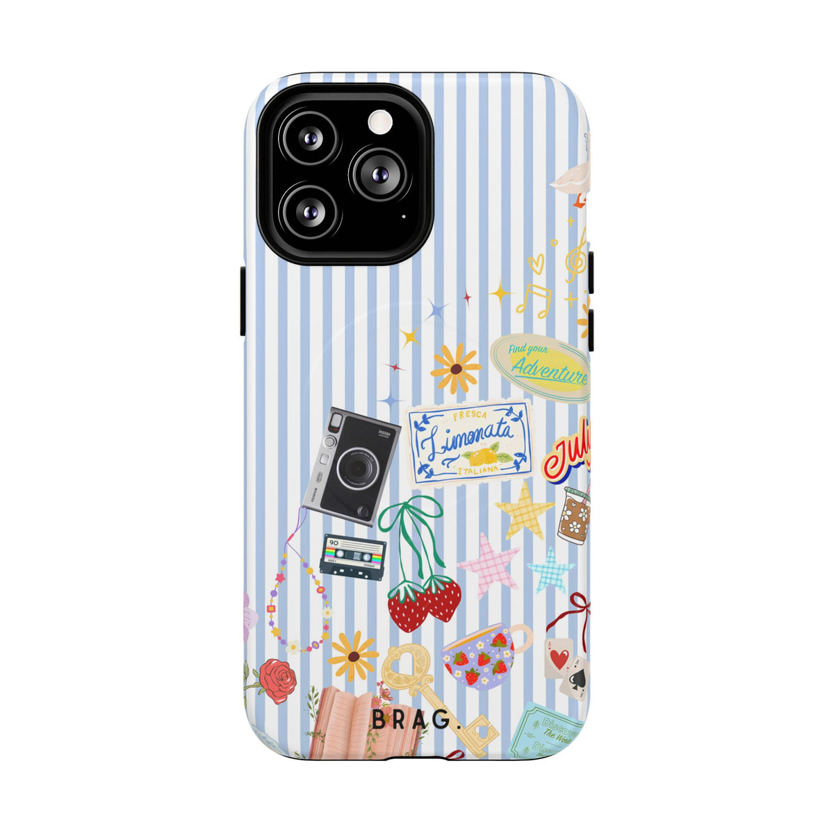 Travel Girl MagSafe Tough Phone Case — Magnetic Protective Cover