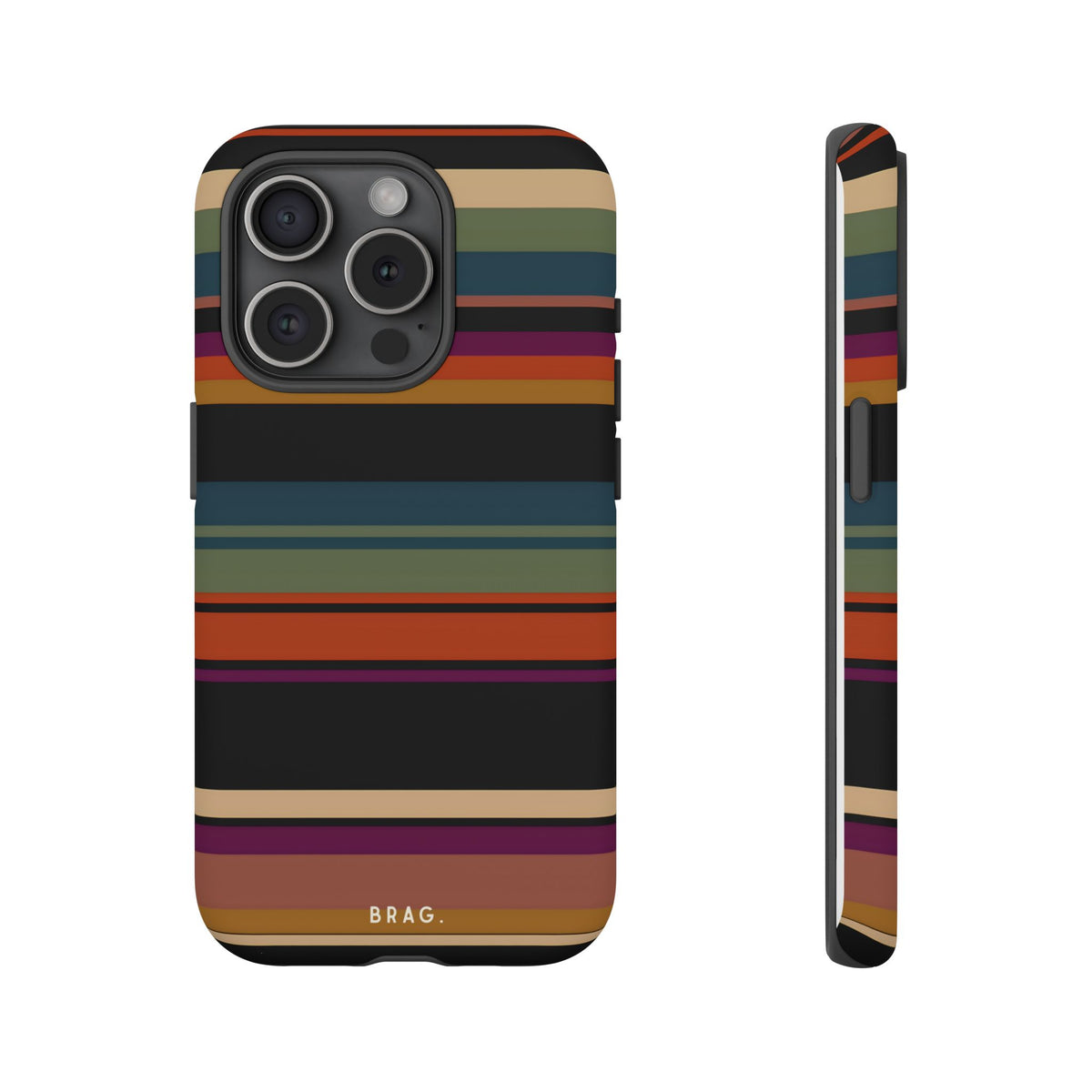 Market Stripe Tough Phone Case – Shockproof Protective iPhone Cover