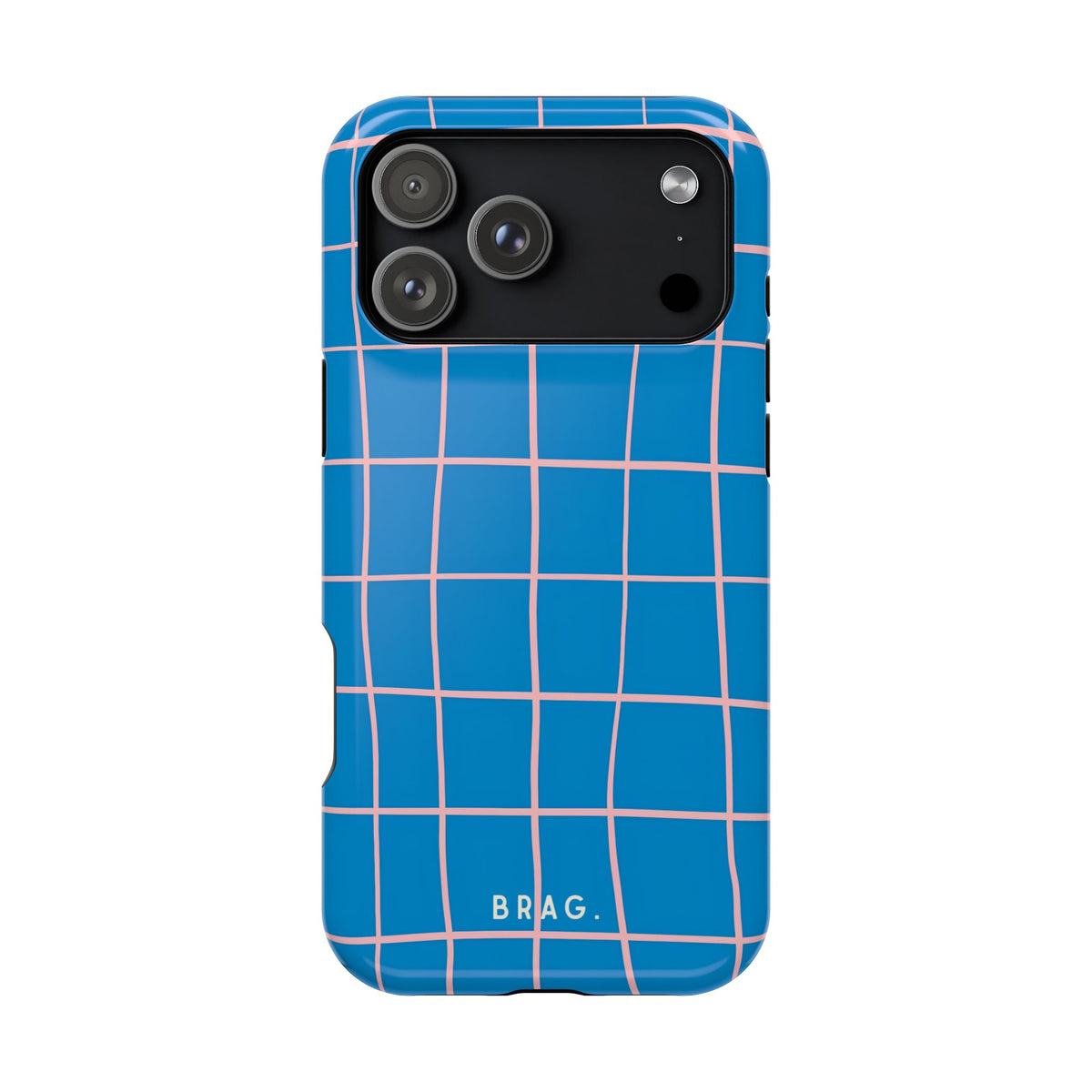 Coastal Grid Magnetic Impact-Resistant Phone Case
