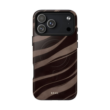 Zebra Wave MagSafe Tough Phone Case — Magnetic Protective Cover