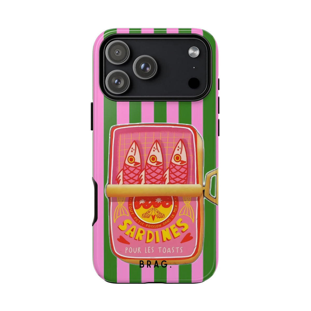 Tinned Pink Tough Phone Case – Shockproof Protective iPhone Cover