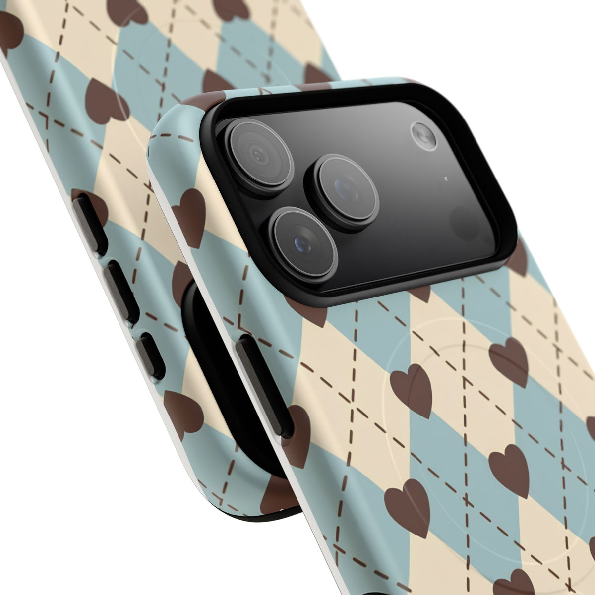 Sweetheart Plaid MagSafe Tough Phone Case — Magnetic Protective Cover