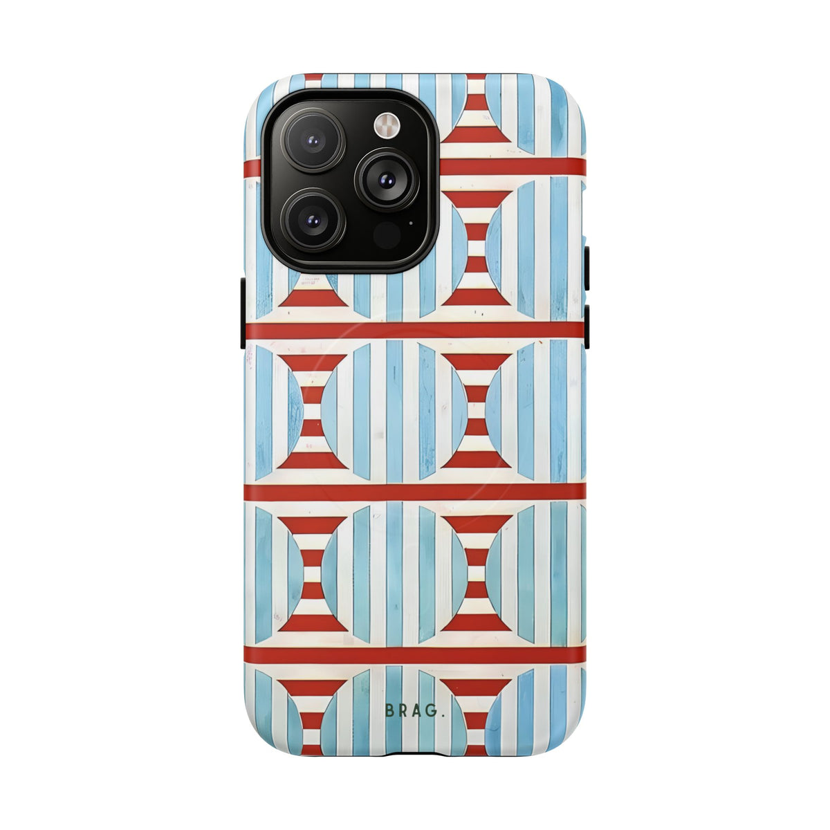Riviera Stripe MagSafe Tough Phone Case — Magnetic Protective Cover