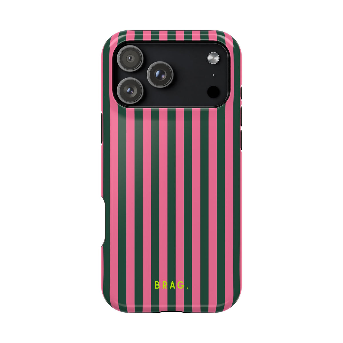 Flamingo Stripe Magnetic Impact-Resistant Phone Case