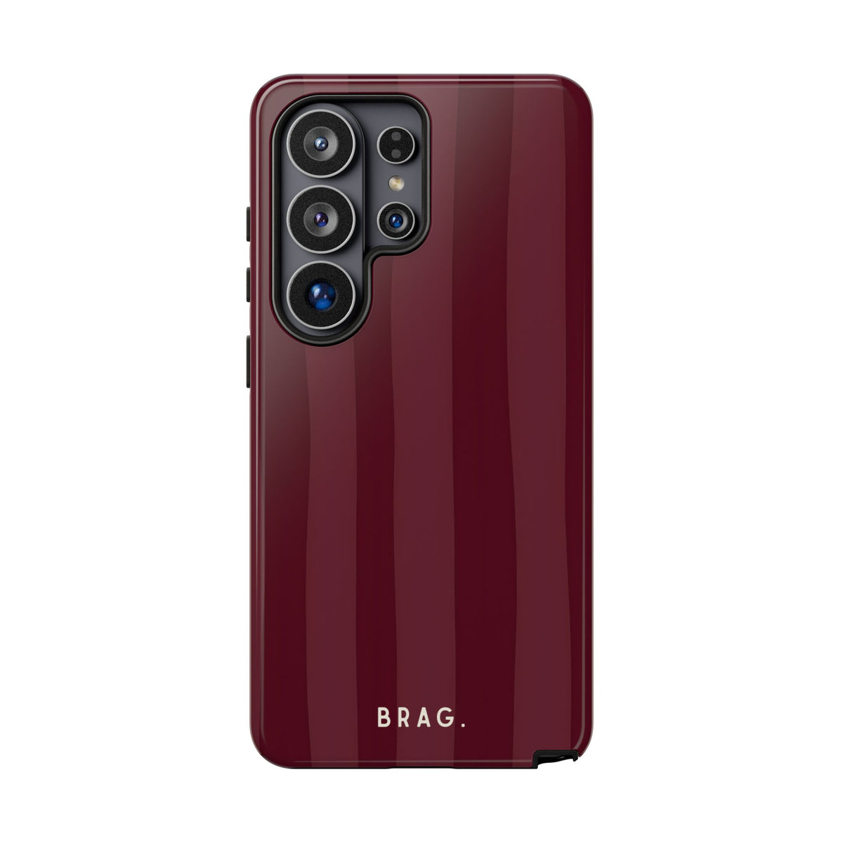 Dark Cherry Tough Phone Case – Shockproof Protective iPhone Cover