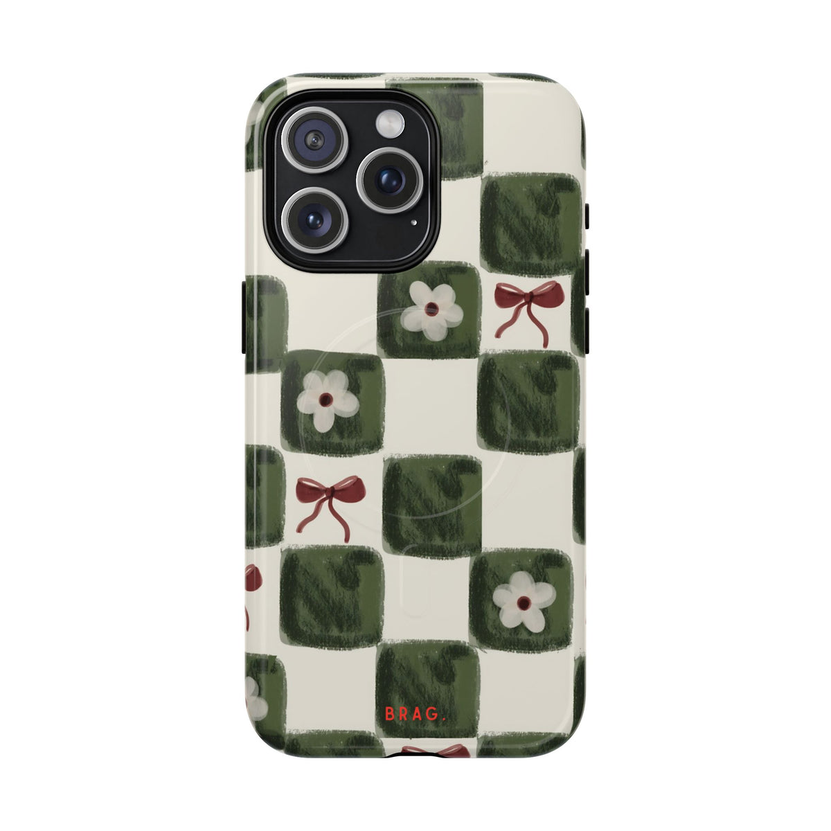 Garden Mosaic MagSafe Tough Phone Case — Magnetic Protective Cover