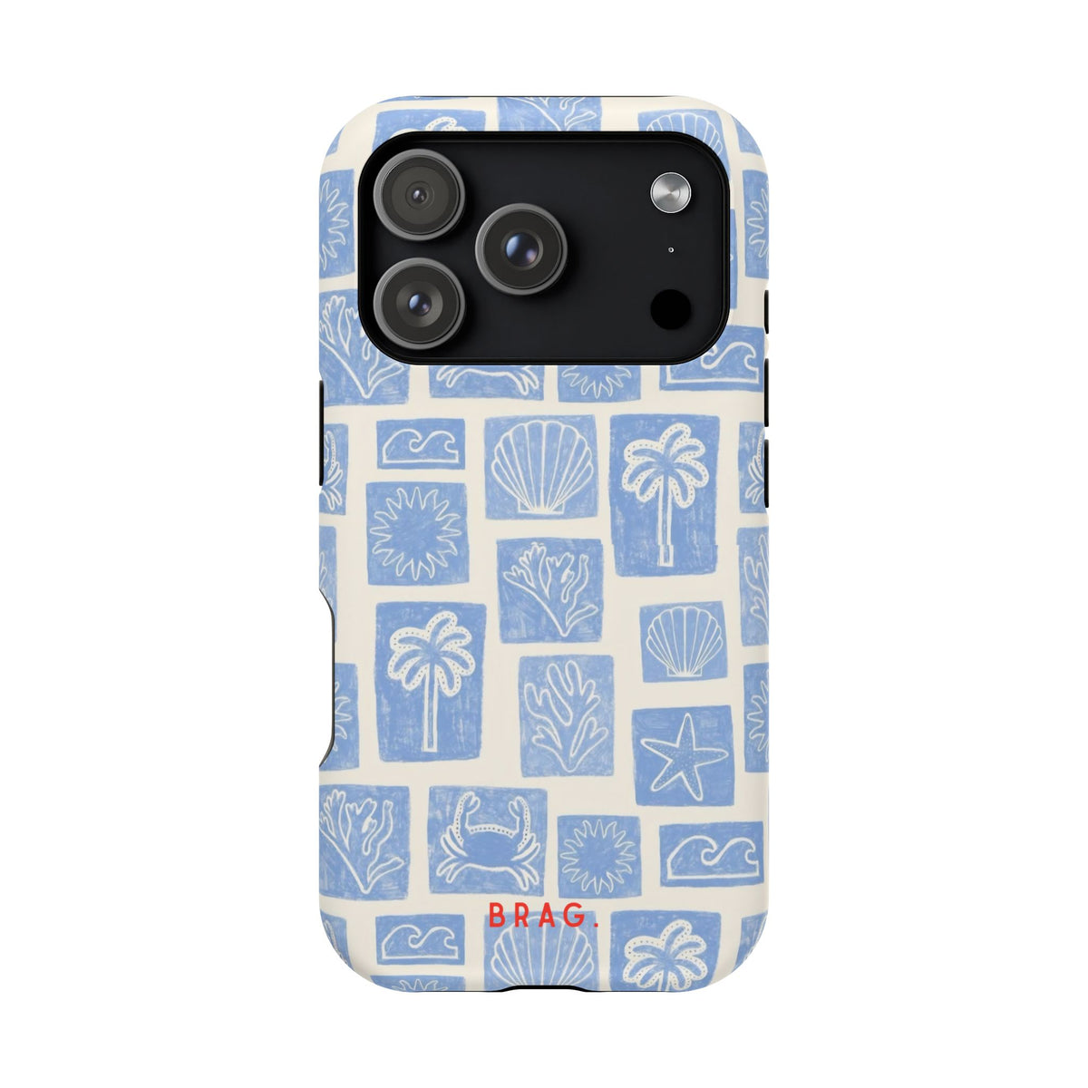 Azure Tiles Magnetic Impact-Resistant Phone Case