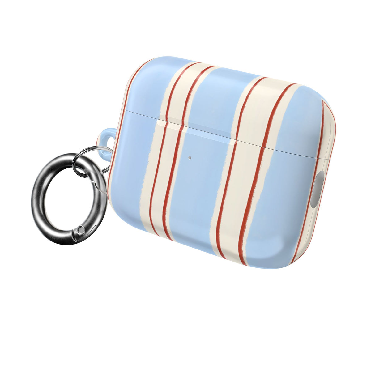 Blue Linen AirPod Case – Slim Protective Charging Case