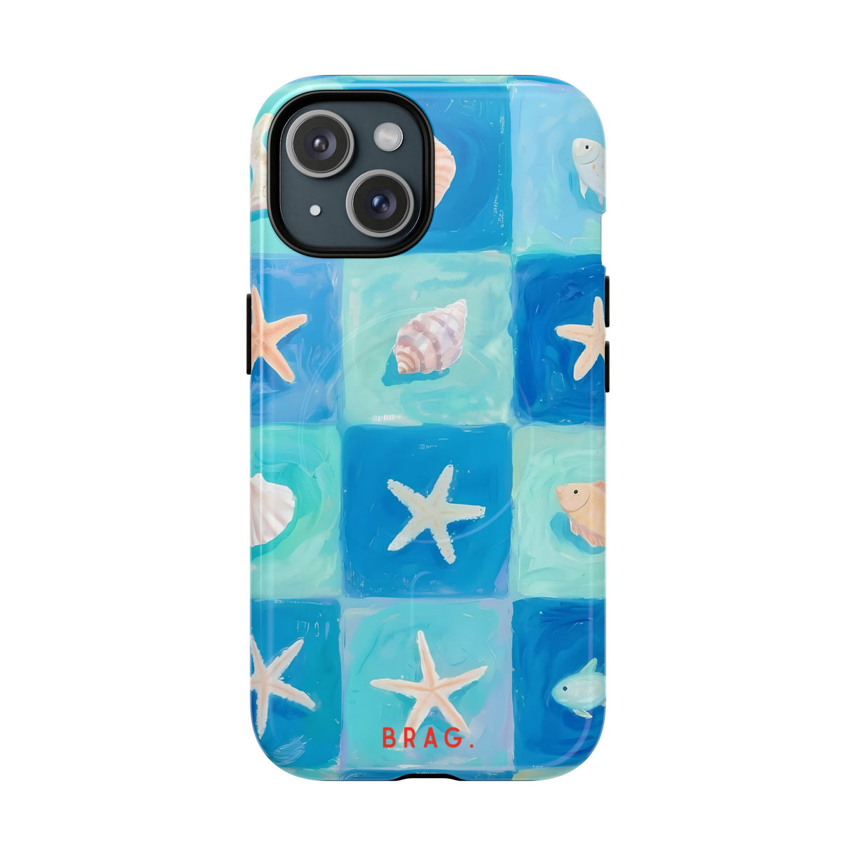 Saltwater Tiles MagSafe Tough Phone Case — Magnetic Protective Cover