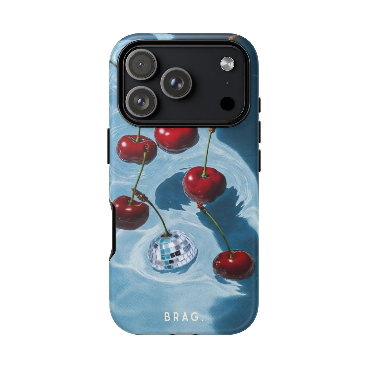 Cherry Ice Tough Phone Case – Shockproof Protective iPhone Cover