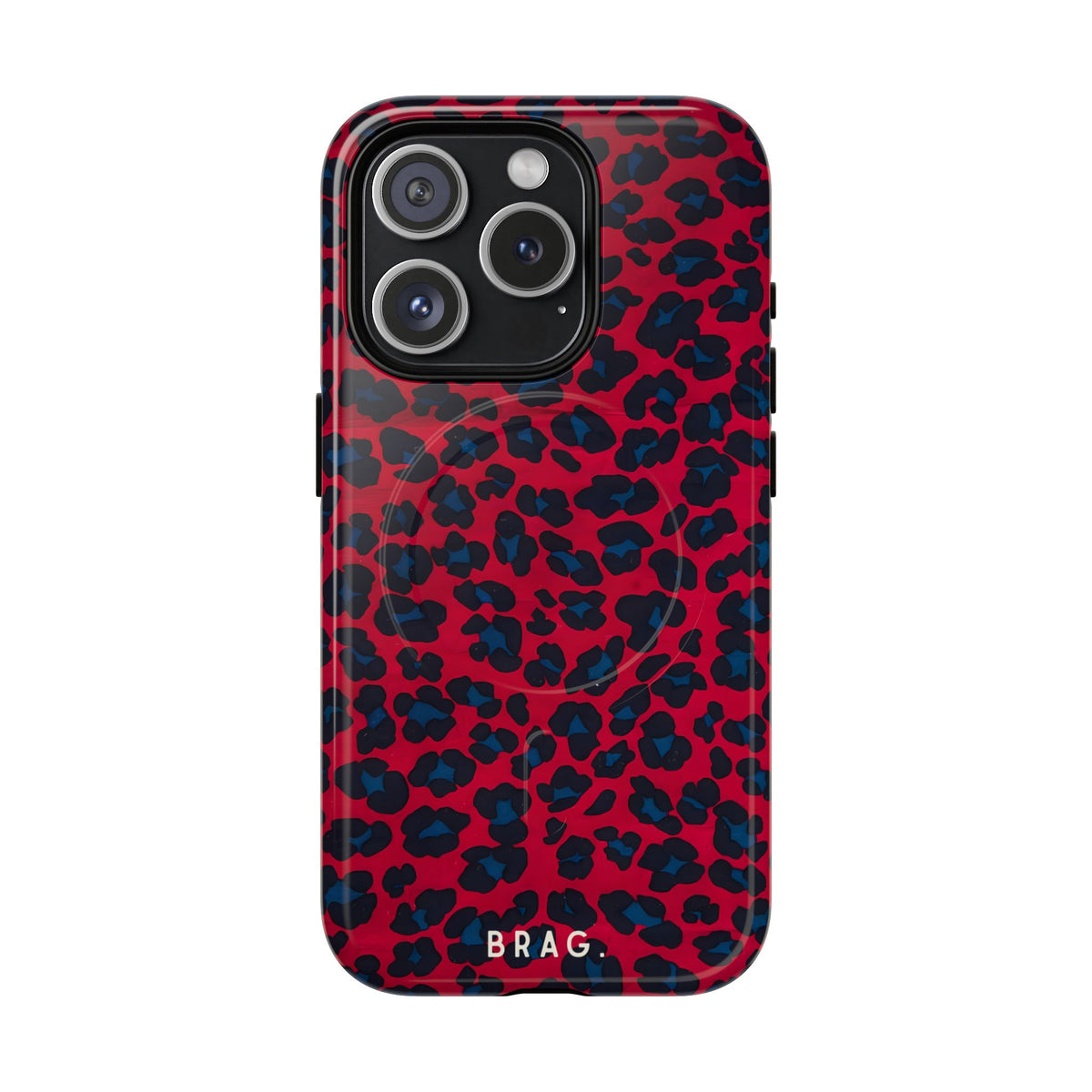 Red Flag MagSafe Tough Phone Case — Magnetic Protective Cover