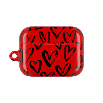 Fire heart AirPod Case – Slim Protective Charging Case