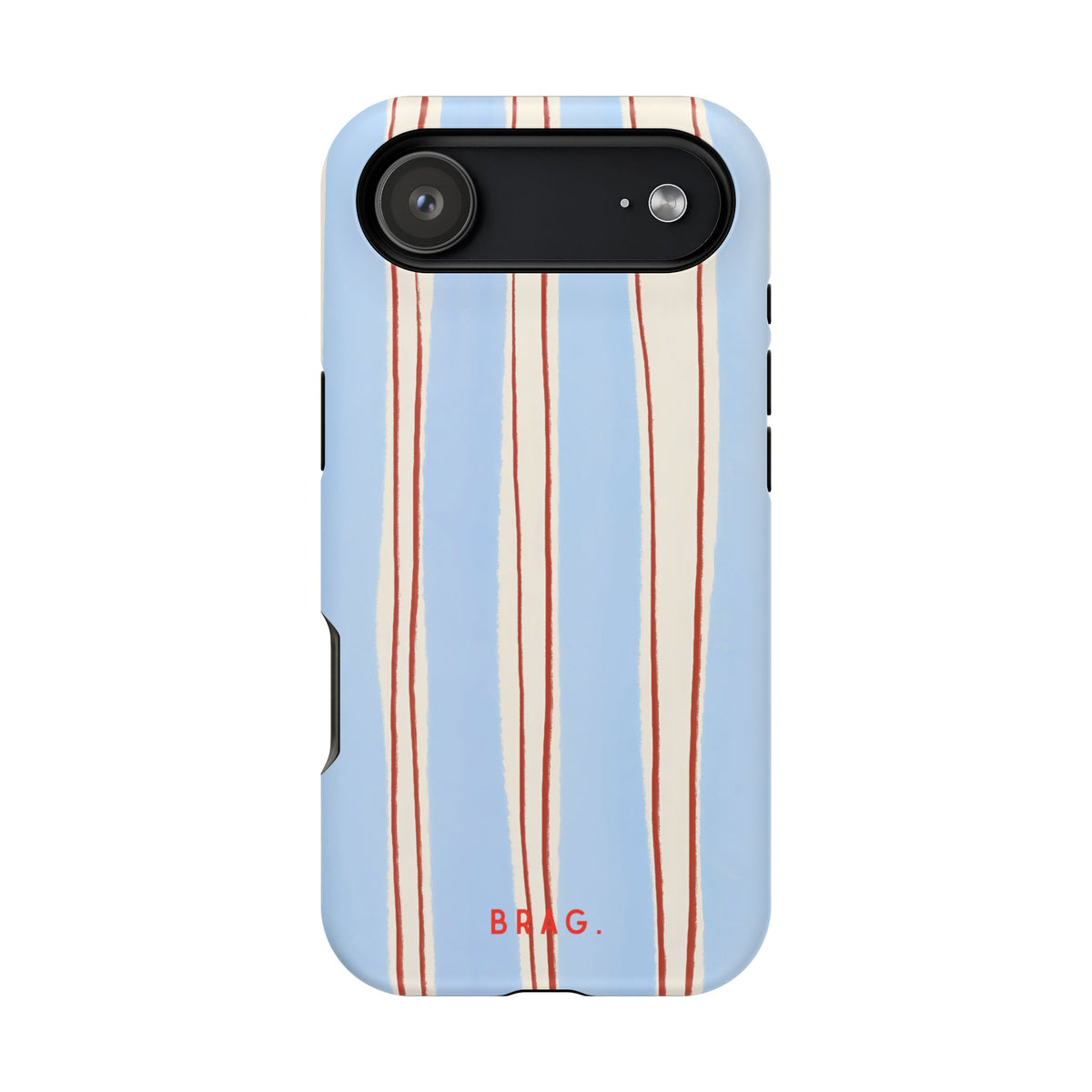 Blue Linen Magnetic Impact-Resistant Phone Case