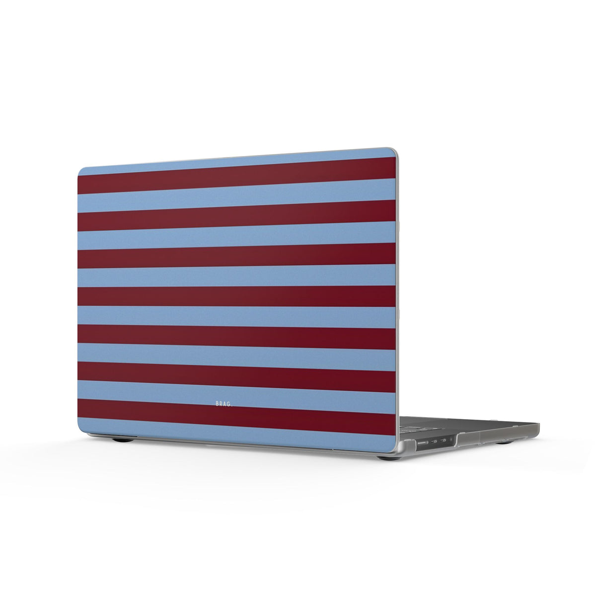 Varsity Stripe Matte MacBook Case — Slim Protective Laptop Cover