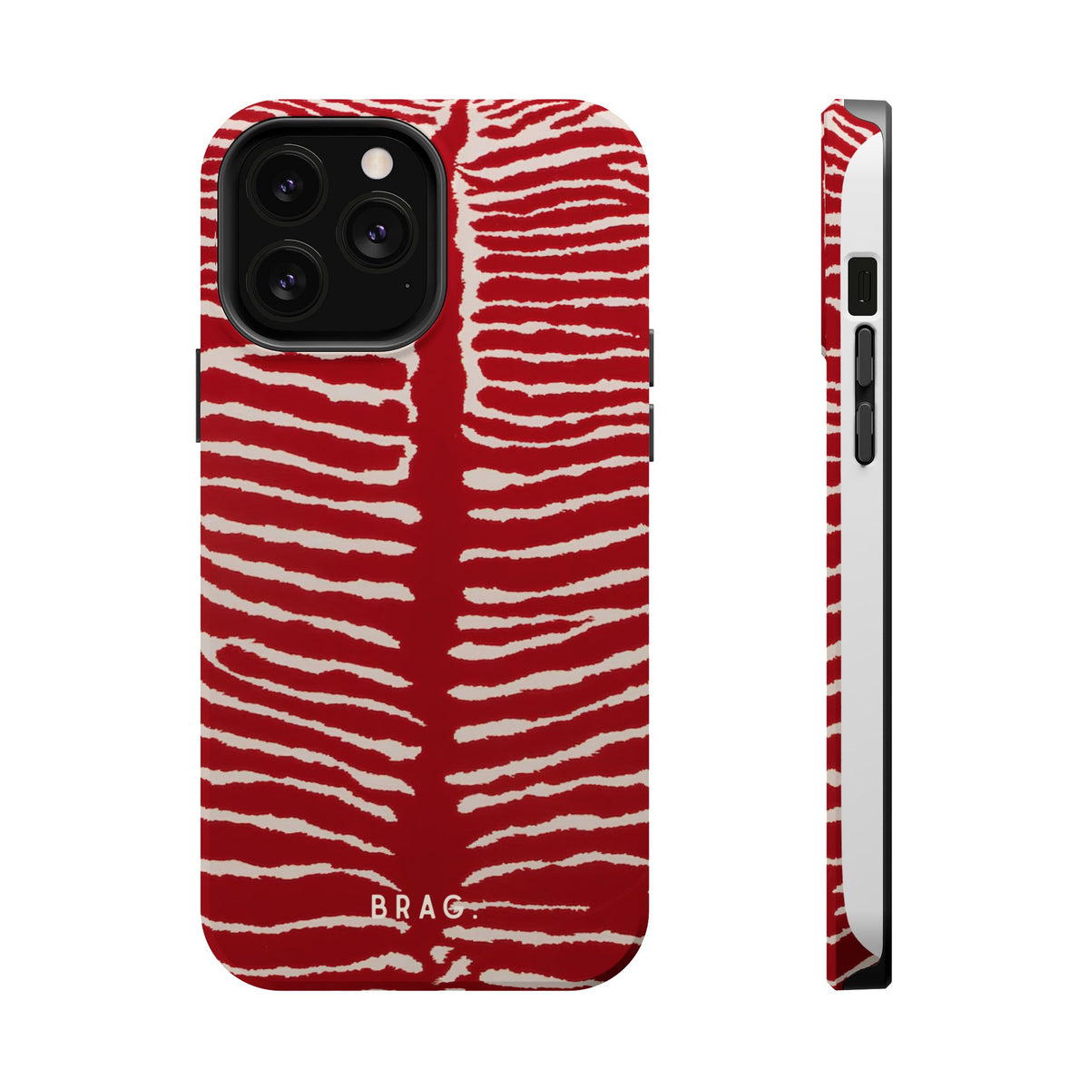 Striped Heat Magnetic Impact-Resistant Phone Case