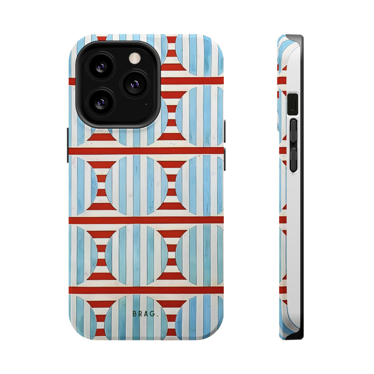 Riviera Stripe Magnetic Impact-Resistant Phone Case