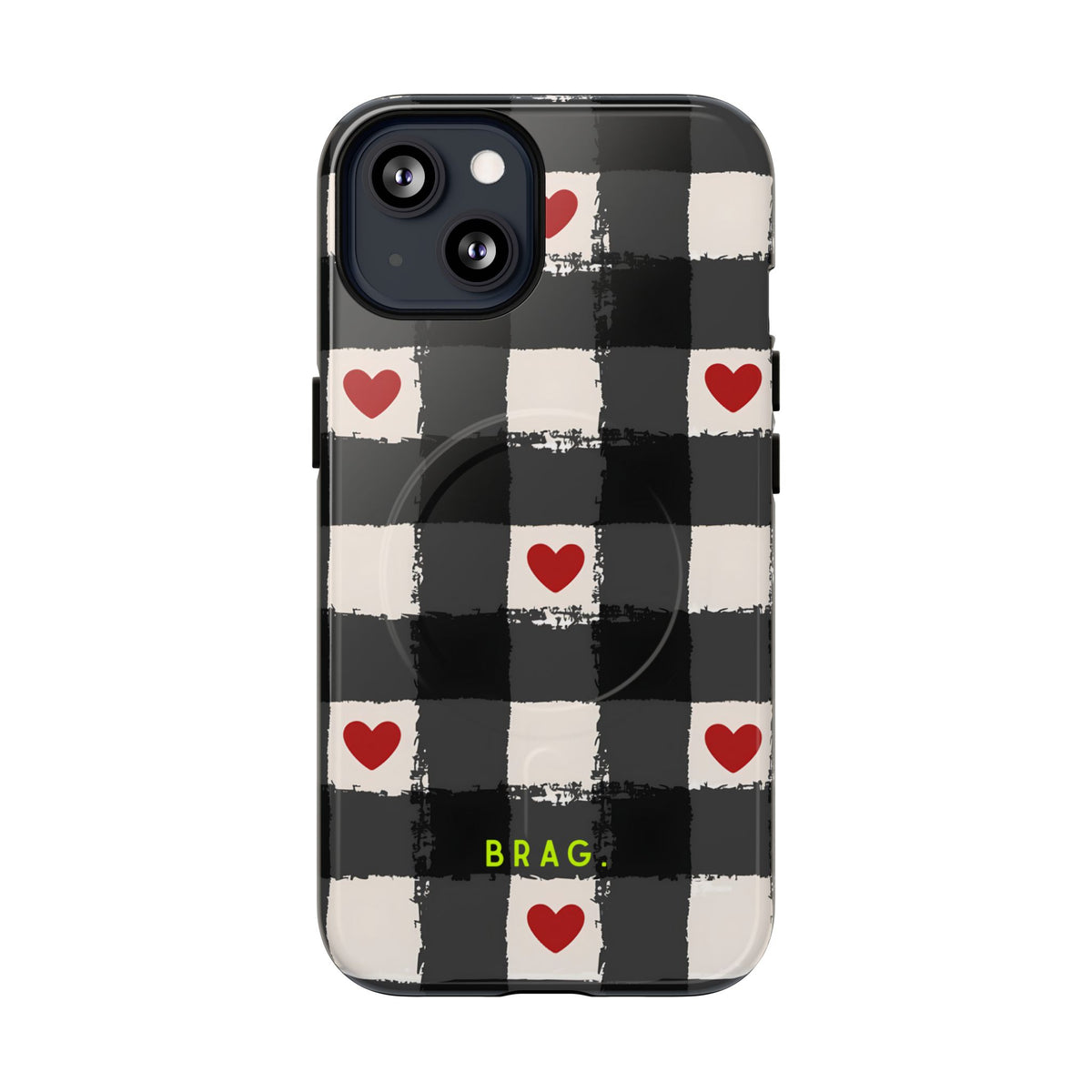 Lucky Heart MagSafe Tough Phone Case — Magnetic Protective Cover