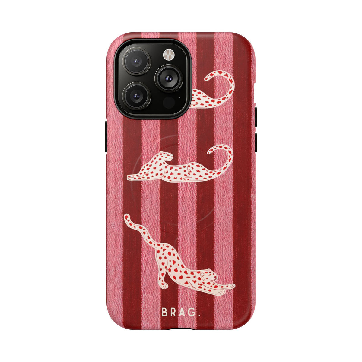 Pink Safari MagSafe Tough Phone Case — Magnetic Protective Cover