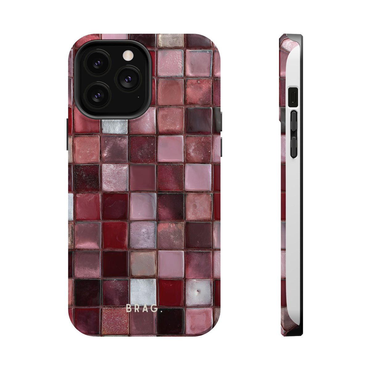 Cherry Tile Magnetic Impact-Resistant Phone Case