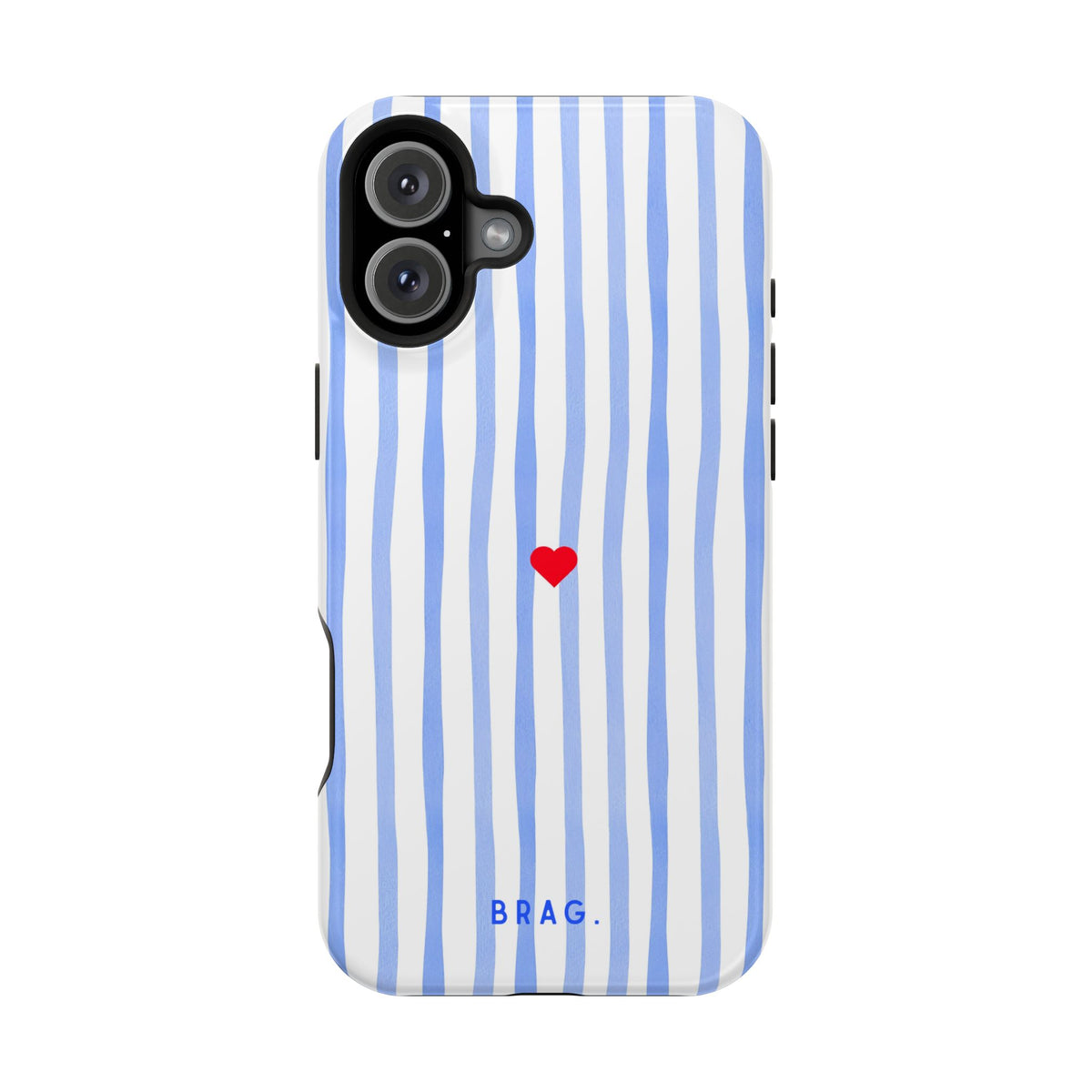Blue Heart Magnetic Impact-Resistant Phone Case