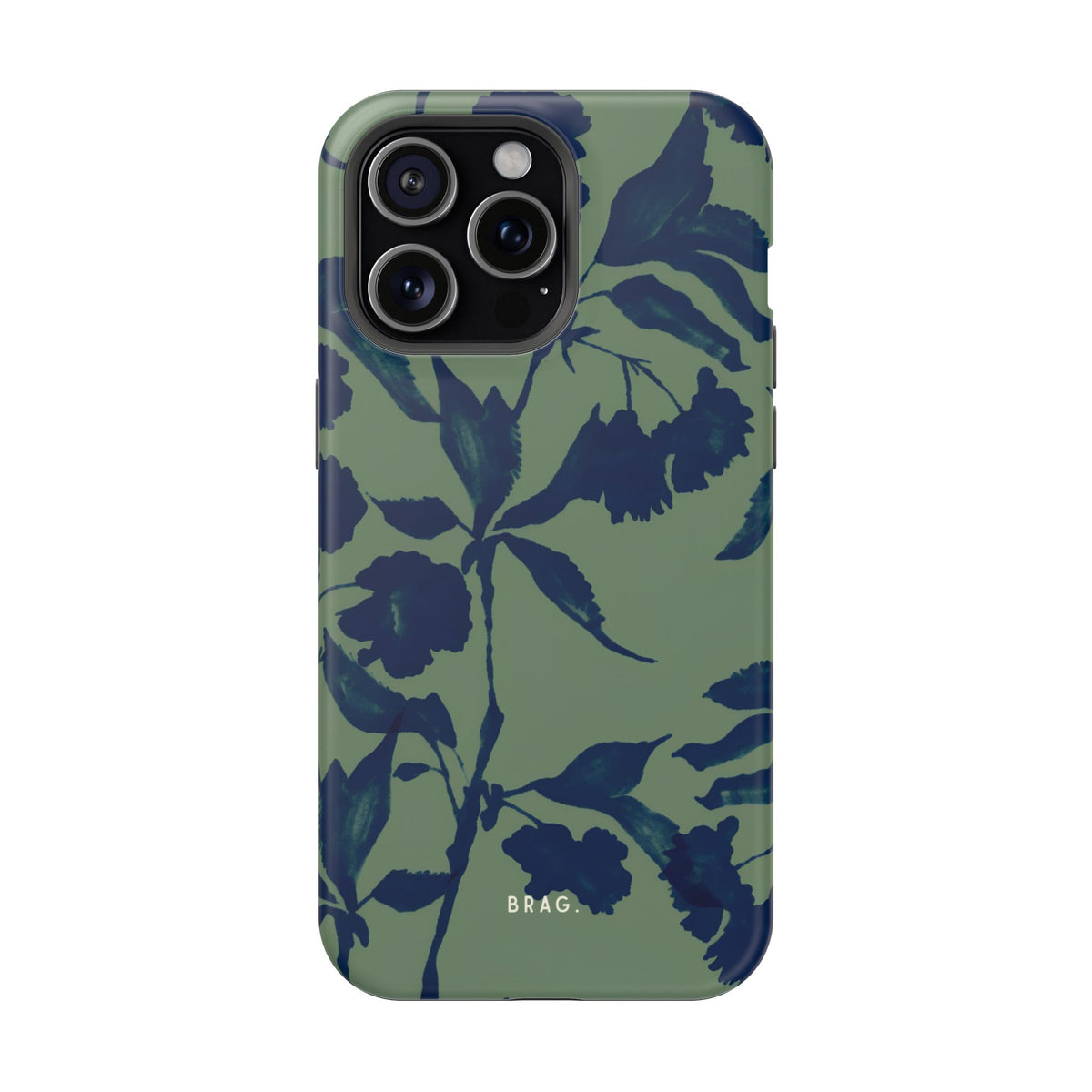 Sage Bloom Magnetic Impact-Resistant Phone Case