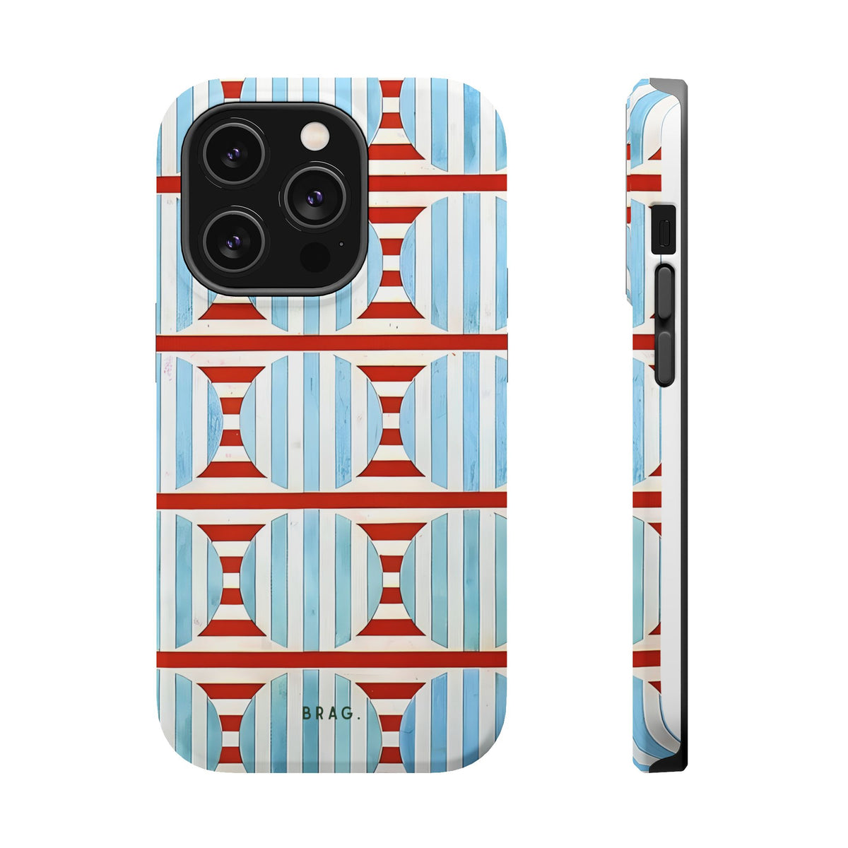 Riviera Stripe Magnetic Impact-Resistant Phone Case