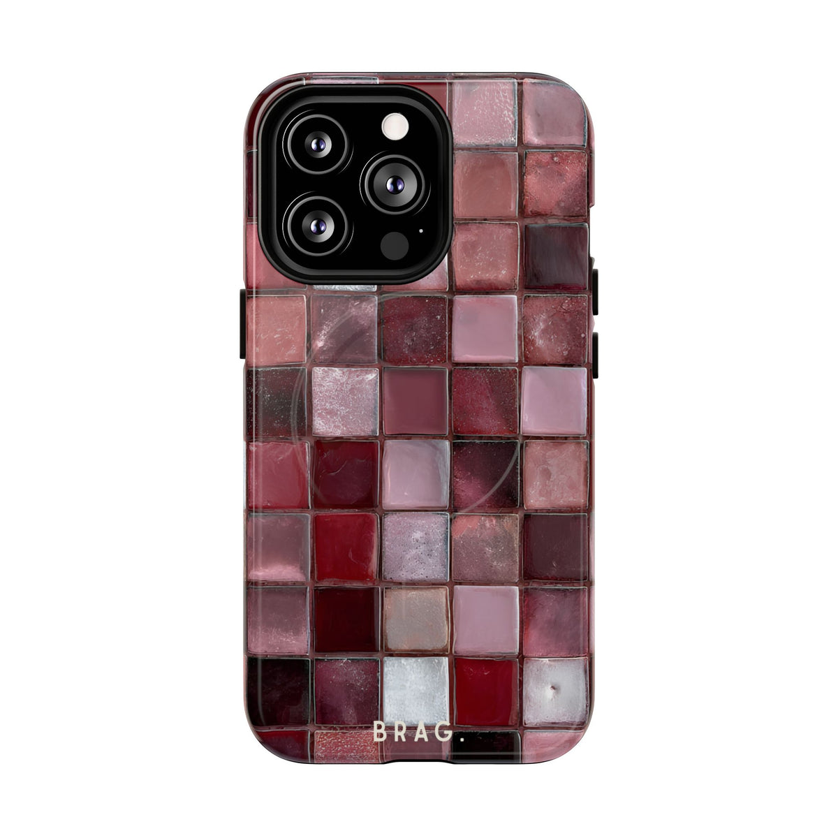 Cherry Tile MagSafe Tough Phone Case — Magnetic Protective Cover