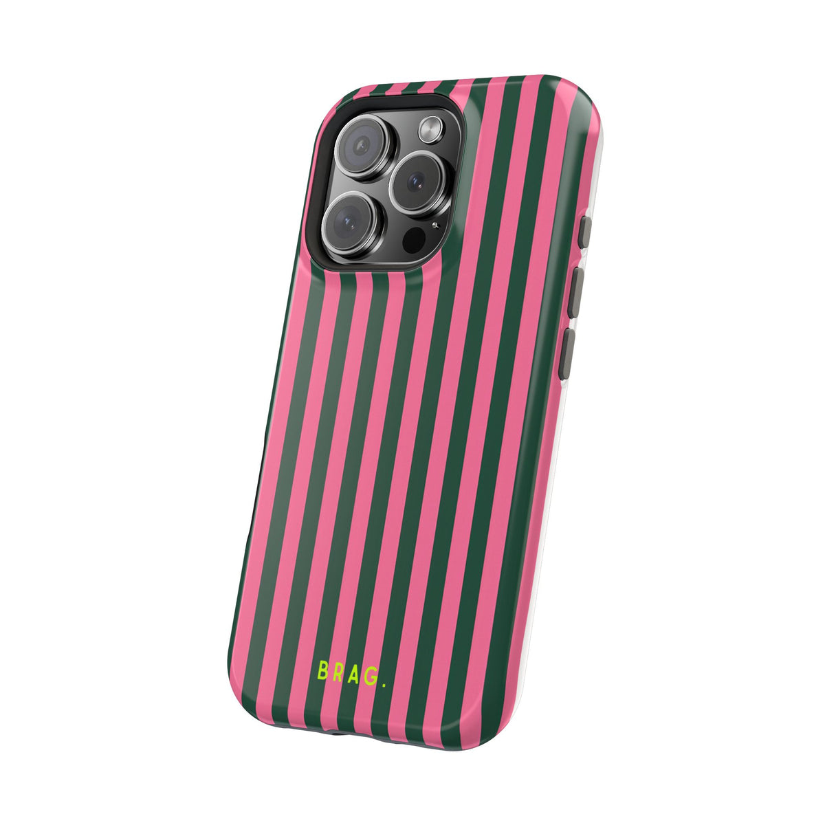 Flamingo Stripe Magnetic Impact-Resistant Phone Case