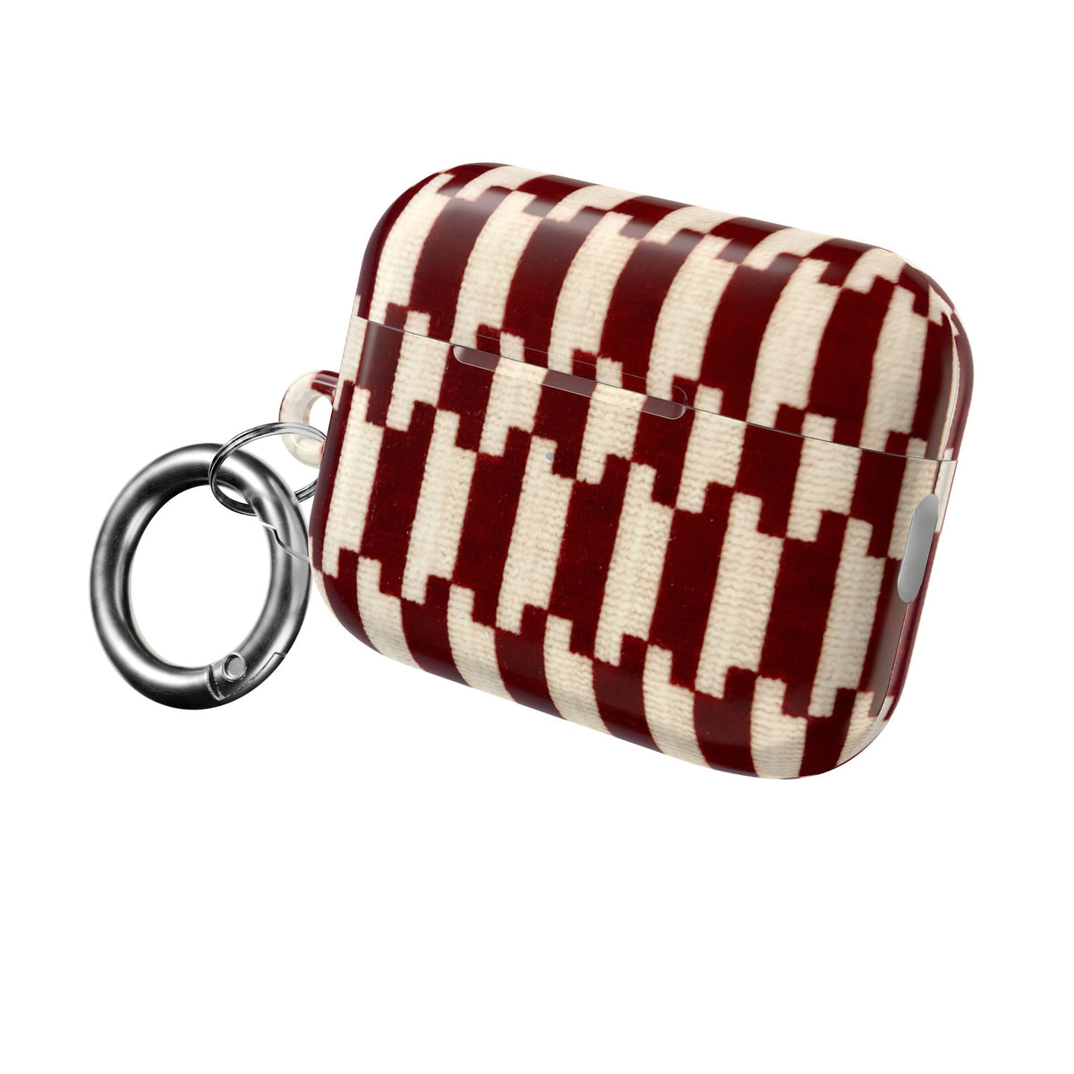 Wine & Cream AirPod Case – Slim Protective Charging Case