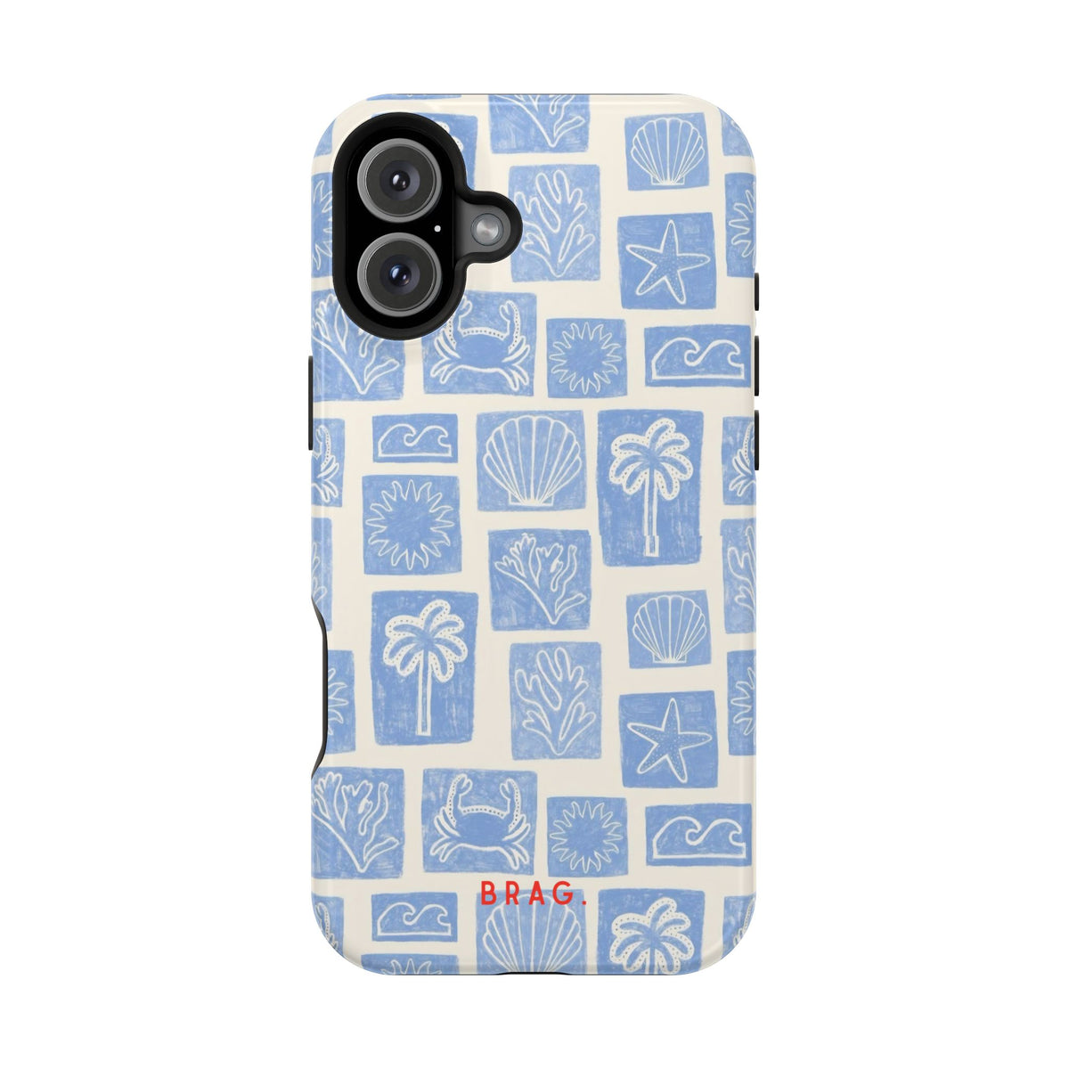 Azure Tiles Magnetic Impact-Resistant Phone Case