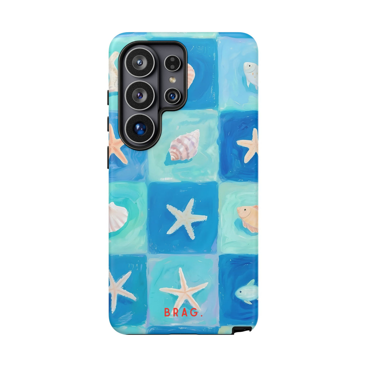 Saltwater Tiles Tough Phone Case – Shockproof Protective iPhone Cover