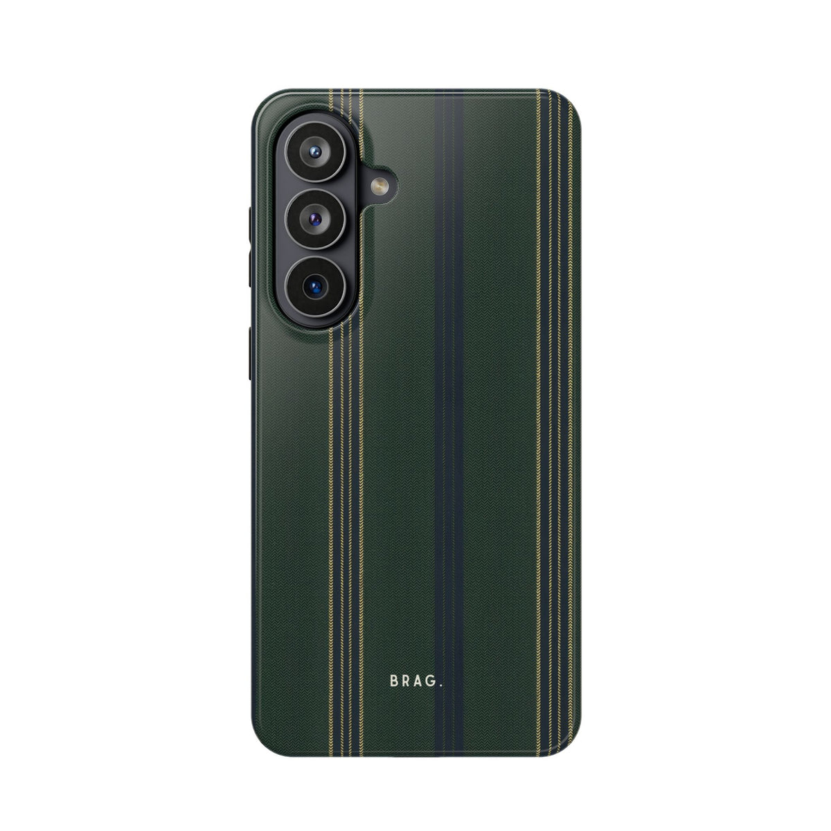 Olive Pinstripe Magnetic Impact-Resistant Phone Case