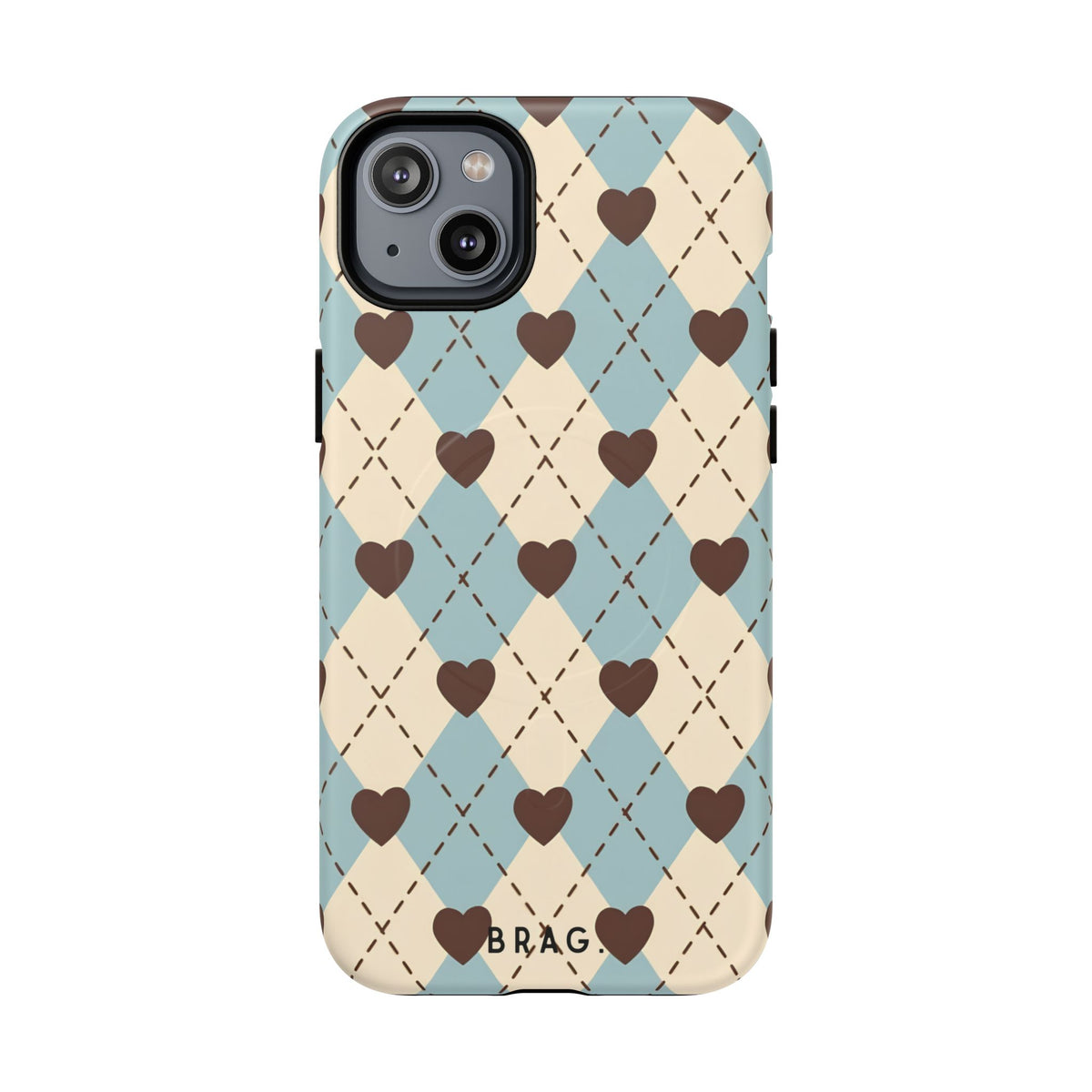 Sweetheart Plaid MagSafe Tough Phone Case — Magnetic Protective Cover