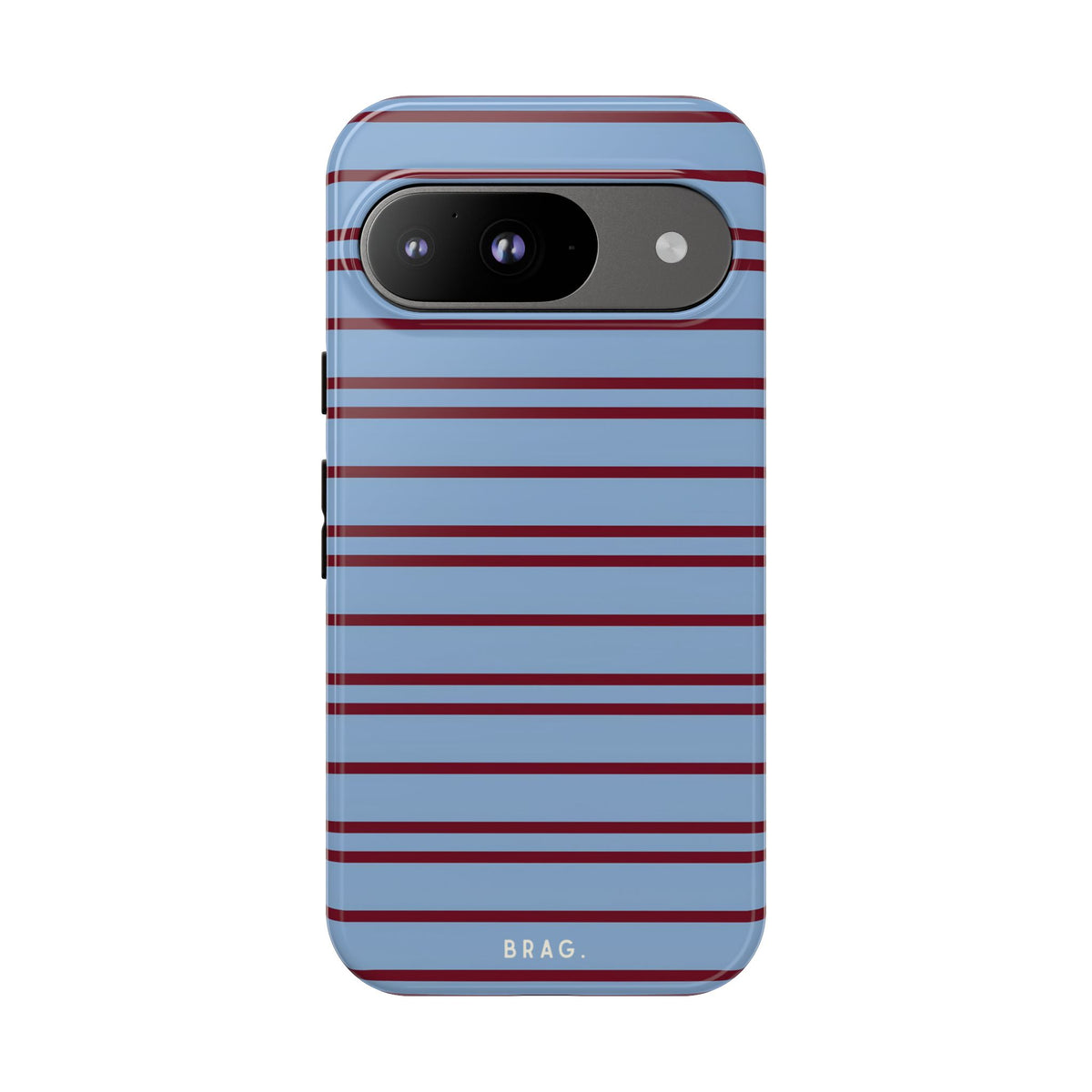 Nautical Stripe Tough Phone Case – Shockproof Protective iPhone Cover