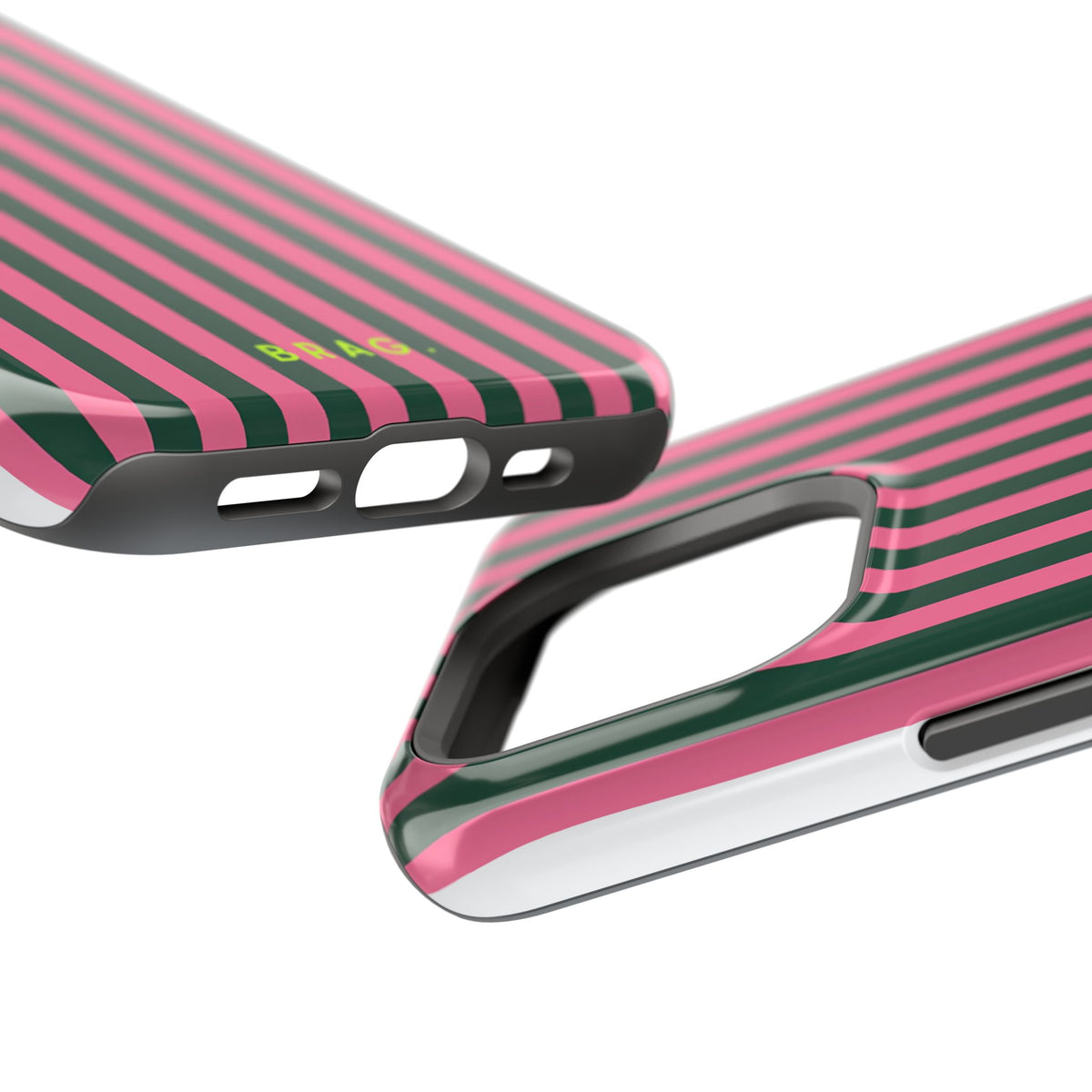 Flamingo Stripe Magnetic Impact-Resistant Phone Case