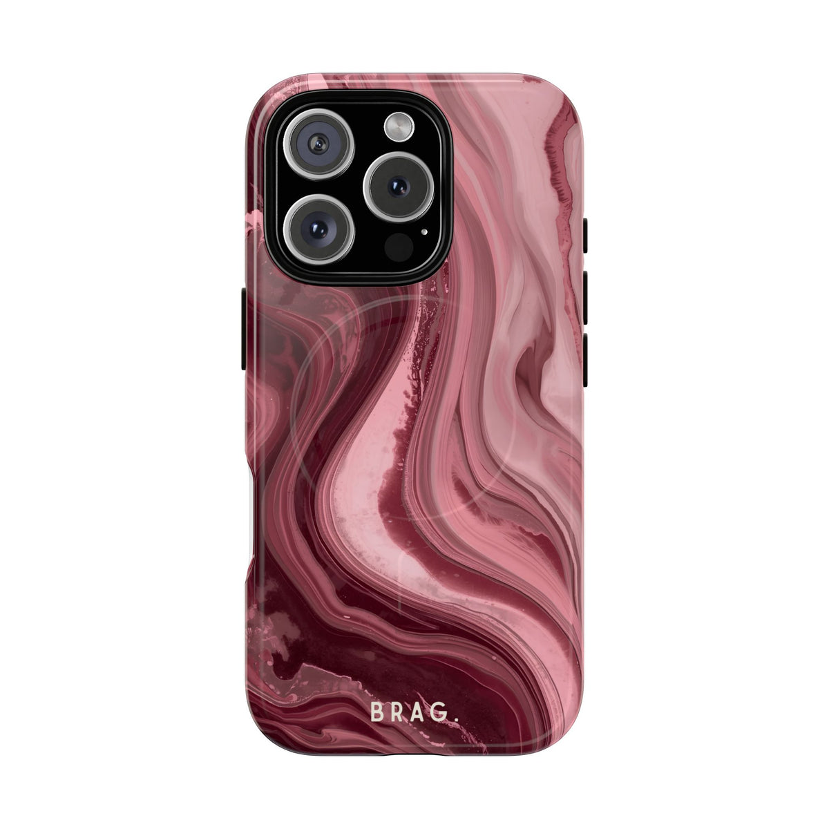 Cherry Smoke MagSafe Tough Phone Case — Magnetic Protective Cover