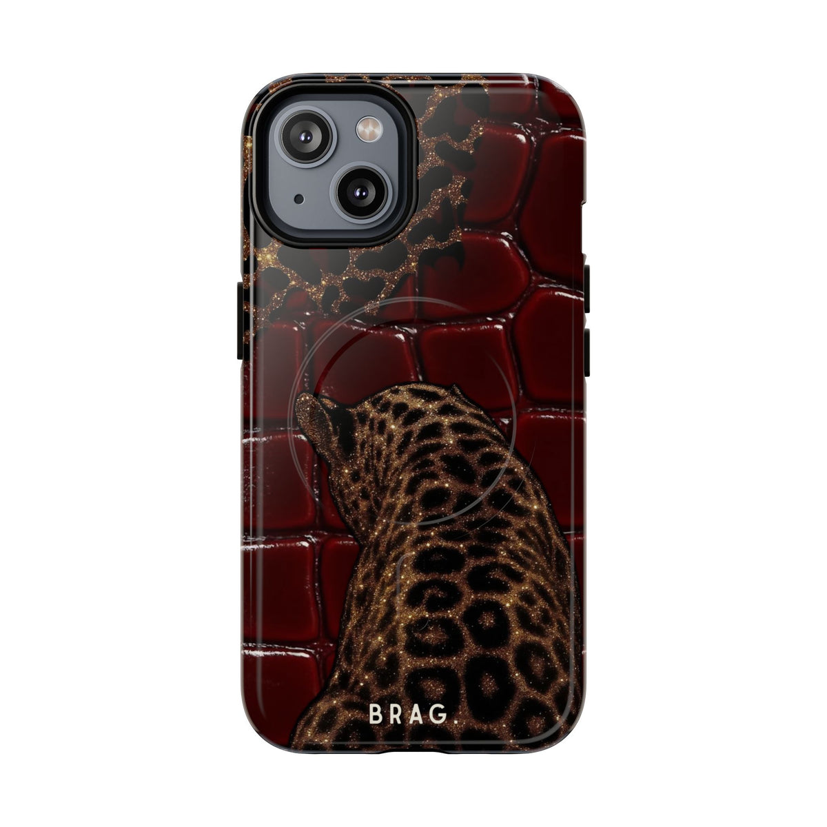 Leopard Lounge MagSafe Tough Phone Case — Magnetic Protective Cover