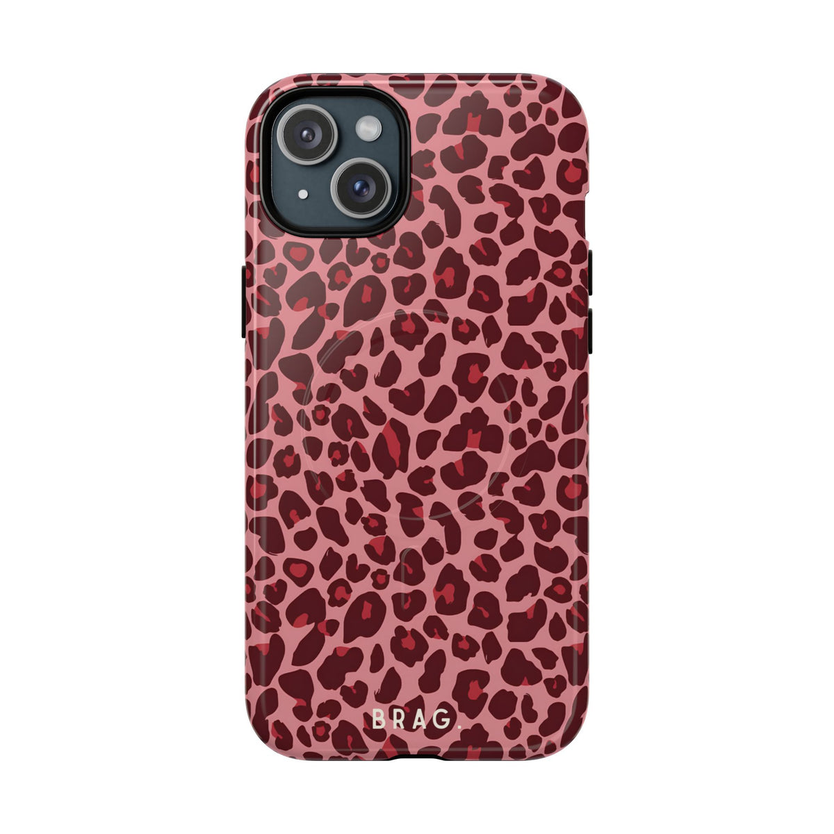 Leopard Love MagSafe Tough Phone Case — Magnetic Protective Cover