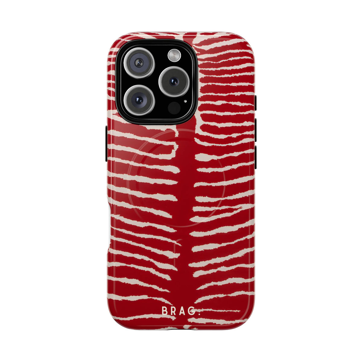 Striped Heat MagSafe Tough Phone Case — Magnetic Protective Cover