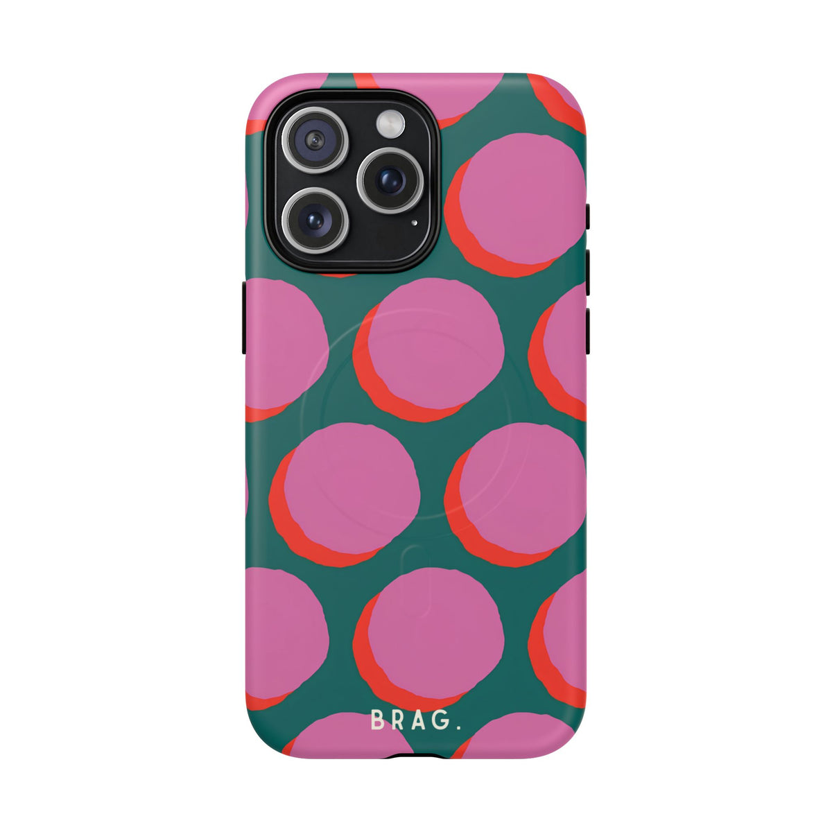 Pink Moon MagSafe Tough Phone Case — Magnetic Protective Cover