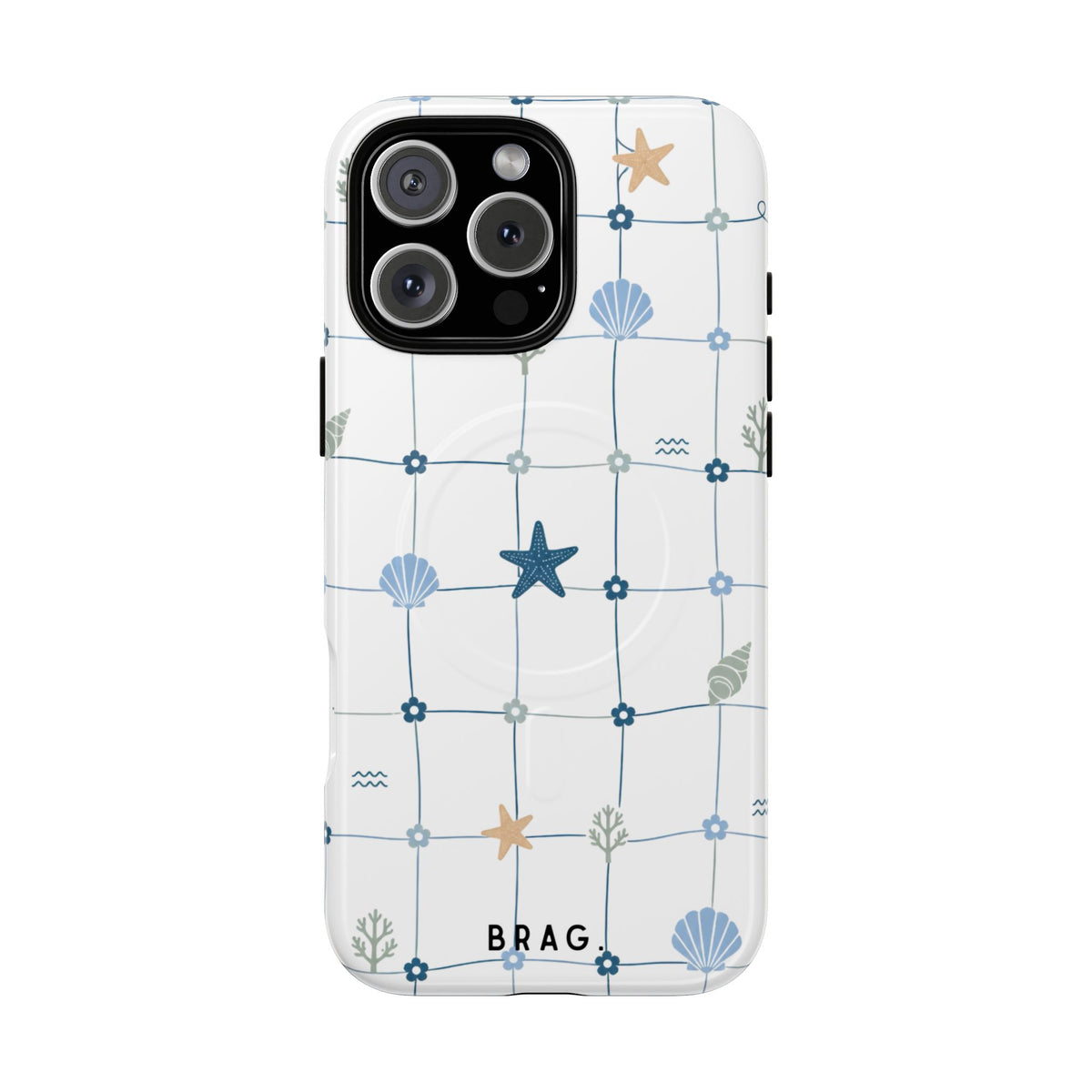Sea Sun Sand MagSafe Tough Phone Case — Magnetic Protective Cover