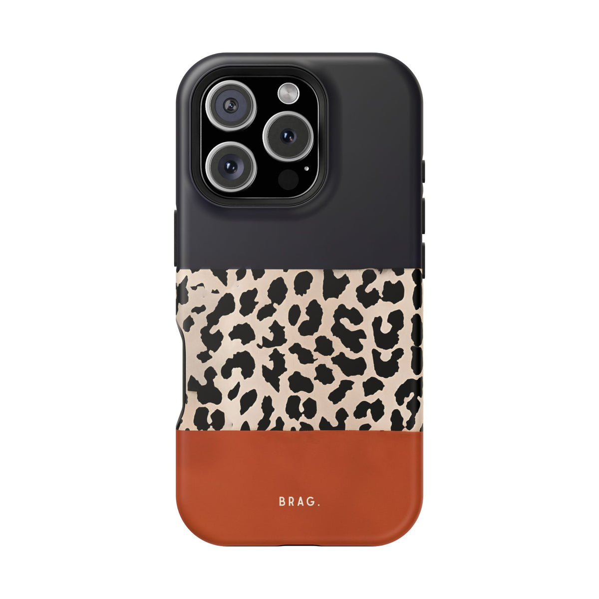 Leopard Block Magnetic Impact-Resistant Phone Case