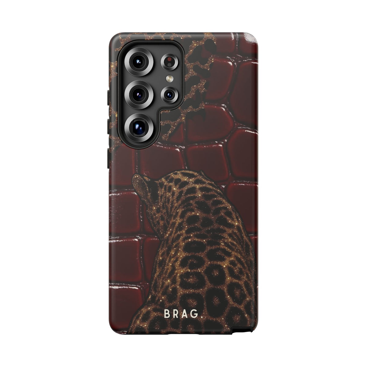 Leopard Lounge Tough Phone Case – Shockproof Protective iPhone Cover