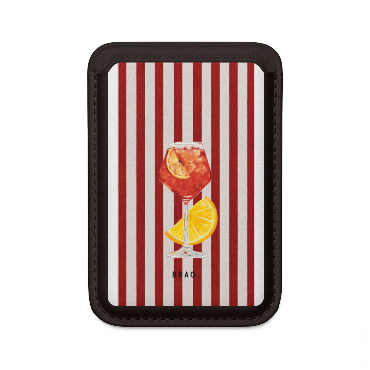 Aperol Spritz MagSafe Vegan Wallet — Slim Phone Card Holder