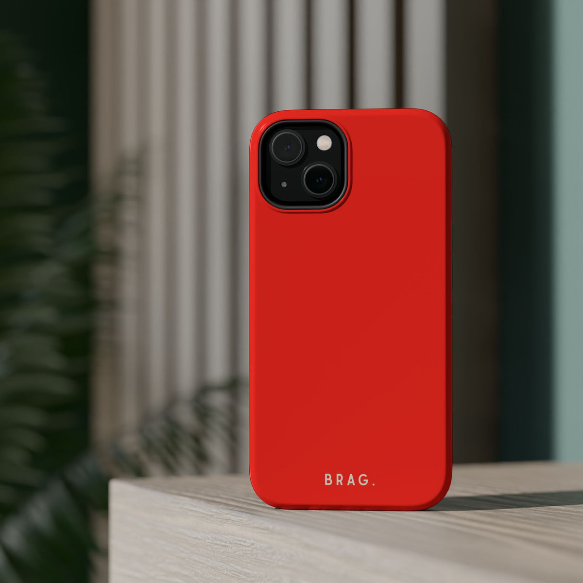 Brag Red Magnetic Impact-Resistant Phone Case